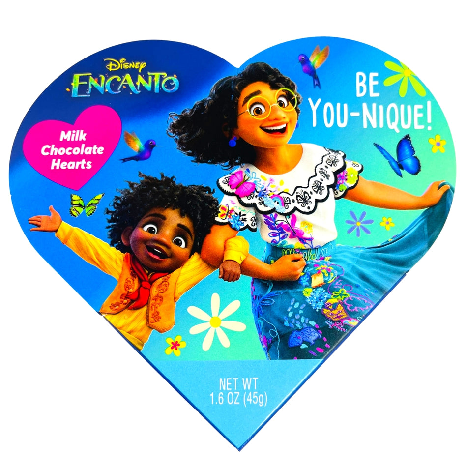 Disney Encanto Valentine's Milk Chocolate Heart Box 1.6oz - 24 Pack
