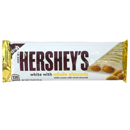 Hershey White Chocolate with Almonds King Size 73g - 18 Pack