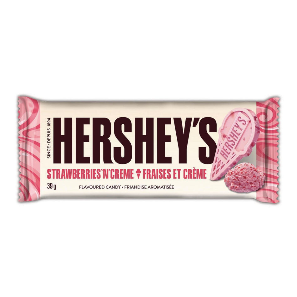 Hershey's Strawberries 'N' Creme Bars 39g 24 Pack