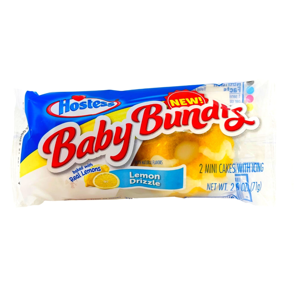 Hostess Lemon Drizzle Baby Bundts Cake Duo - 6 Pack