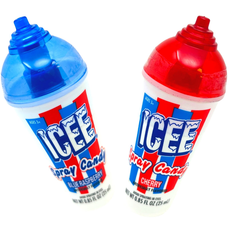 Icee Spray Candy 25mL - 12 Pack 2 flavours
