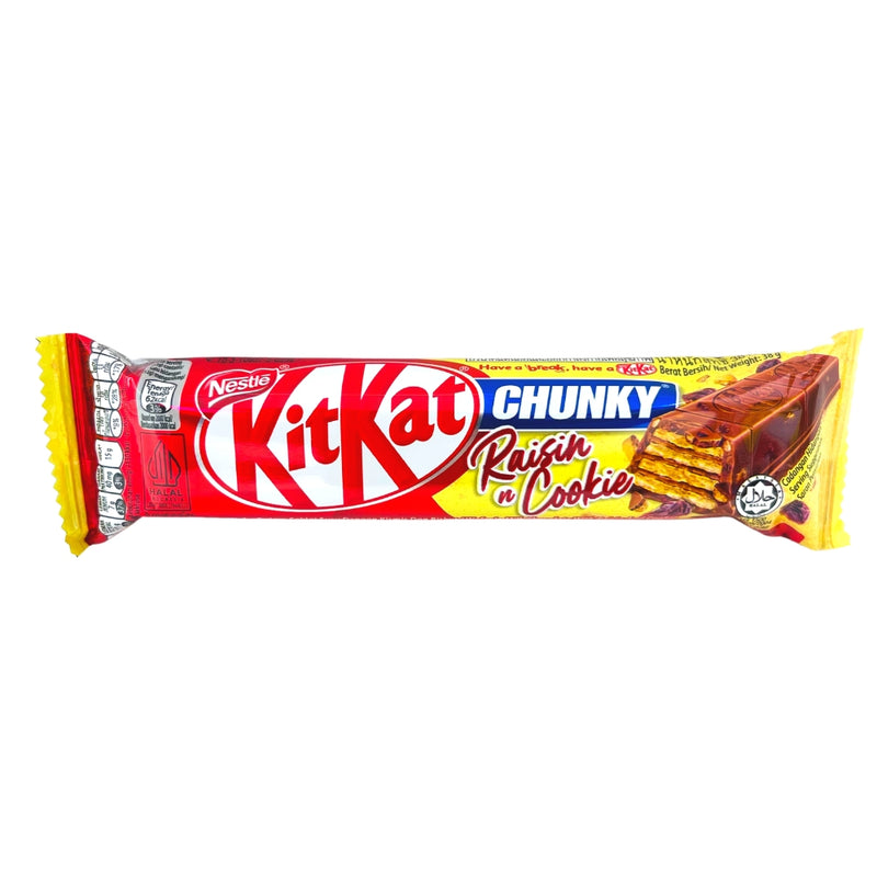 Kit Kat Chunky Cookie and Raisin 38g - 24 Pack