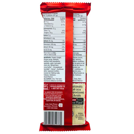 Kit Kat Oh Hello Cookie Dough 111g ingredients nutrition facts