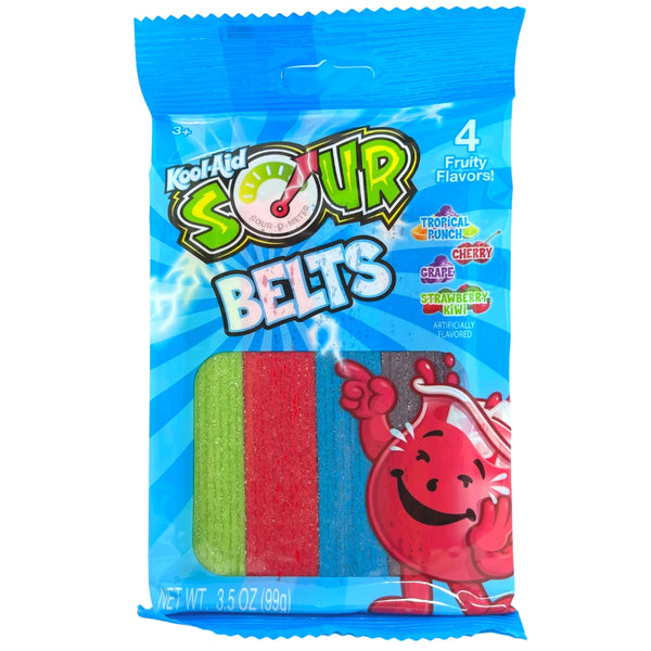 Kool-Aid Sour Belts 3.5oz - 12 Pack
