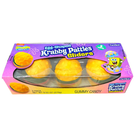 Krabby Patty Easter Egg Slider 3 Piece Gift Box 9.52oz - 6 Pack