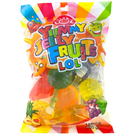 LOL Yummy Jelly Fruit Candies 350g - 24 Pack