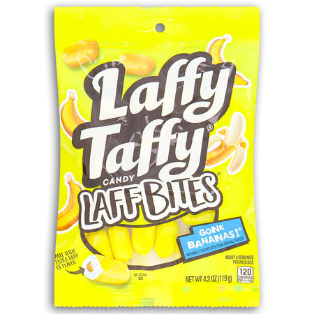 Laffy Taffy Laff Bites Gone Bananas Candy 4.2oz - 12 Pack