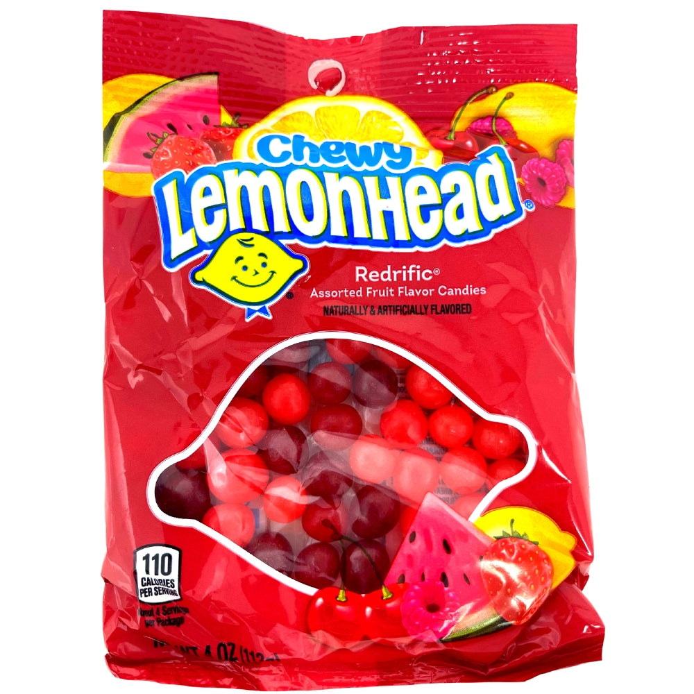 Chewy Lemonheads Redriffic 113g - 12 Pack