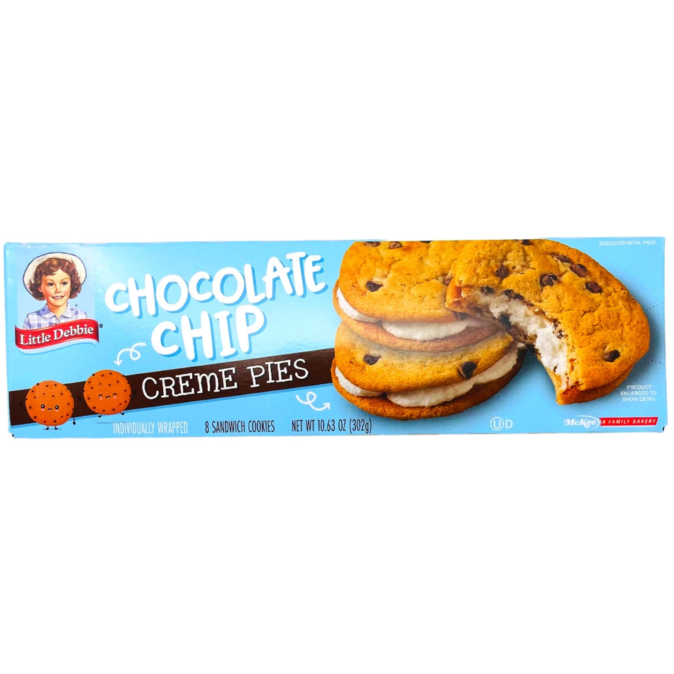 Little Debbie Chocolate Chip Creme Pies (8 Pieces) - 1 Box
