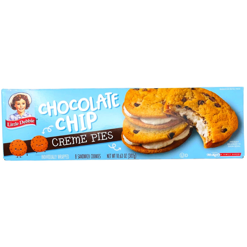 Little Debbie Chocolate Chip Creme Pies (8 Pieces) - 1 Box