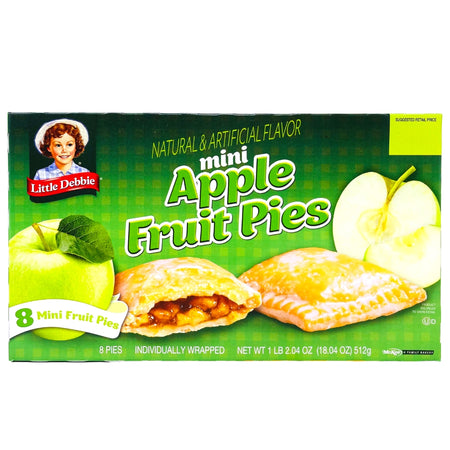 Little Debbie Mini Apple Fruit Pies (8 Pieces) - 1 Box