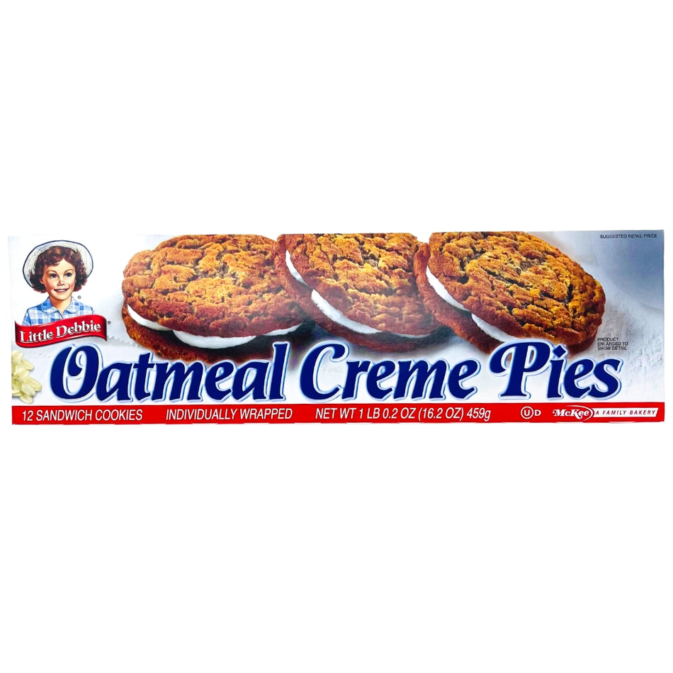 Little Debbie Oatmeal Creme Pies (12 Pieces) - 1 Box