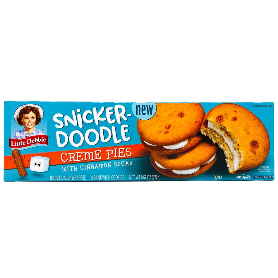 Little Debbie Snicker Doodle Creme Pies (8 Pieces) - 1 Box