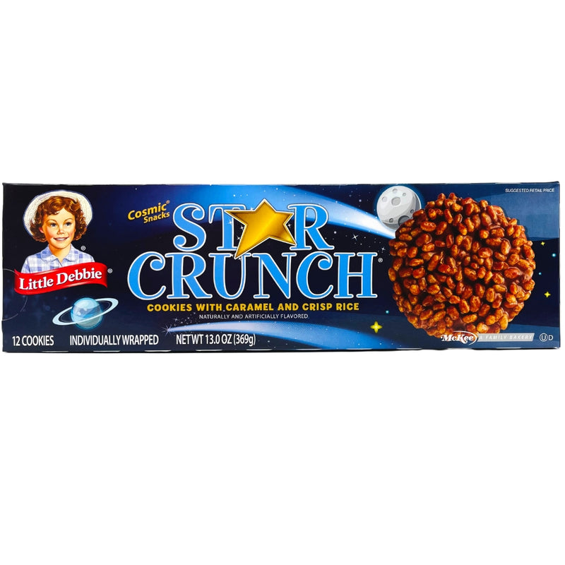 Little Debbie Star Crunch Cookies Caramel Crisp (12 Pieces) - 1 Box