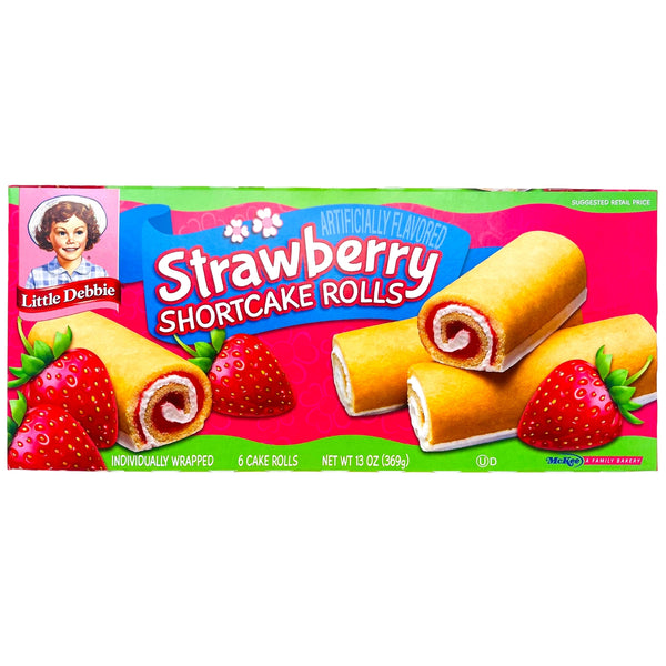 Little Debbie Strawberry Shortcake Rolls (6 Pieces) - 1 Box