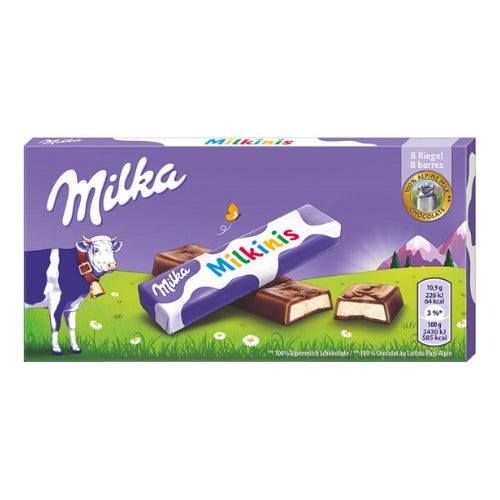 Milka Milkinis Chocolate Bars 87.5g - 20 Pack