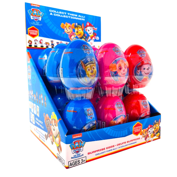 Paw Patrol 3D Easter Egg Gift - 18 Pack display - Surprise Eggs