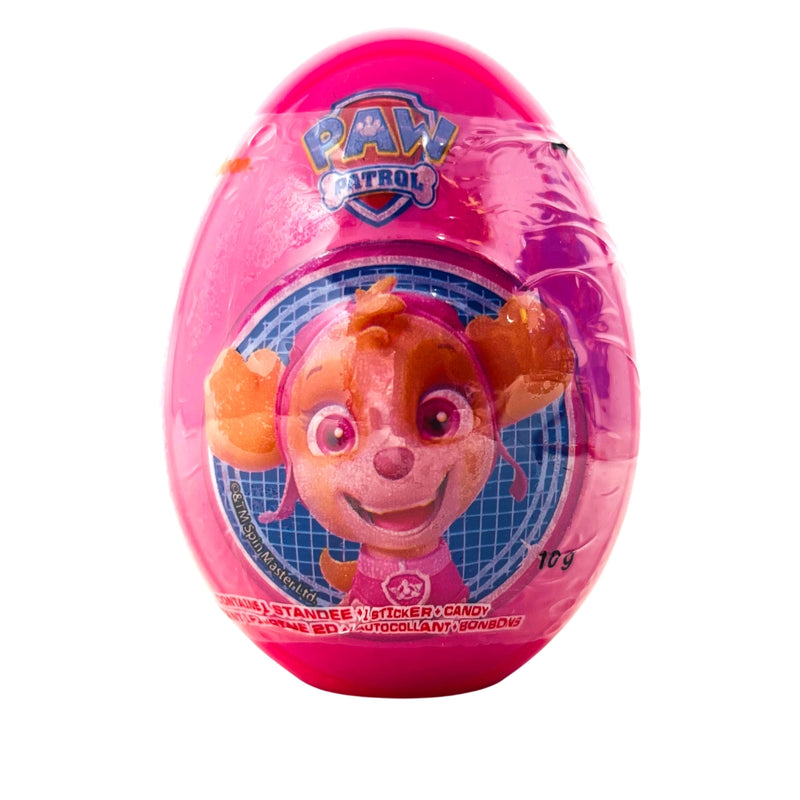 Paw Patrol 3D Easter Egg Gift - 18 Pack display - Surprise Eggs - Skye pink