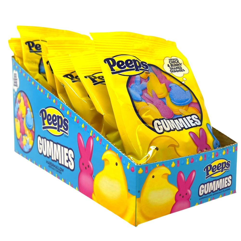 Peeps Gummies 3.75oz - 12 Pack display