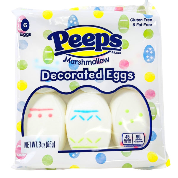 Peeps Marshmallow Decorated Eggs 3oz (6pcs) - 24 Pack