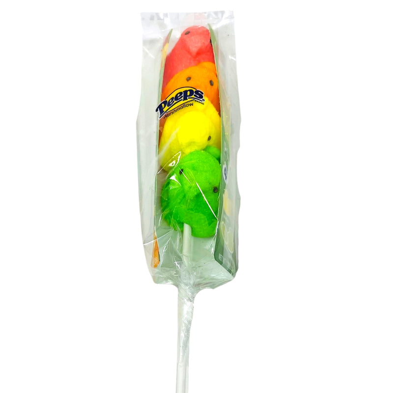 Peeps Marshmallow Chicks Mike and Ike Pops 1.38oz - 28 Pack
