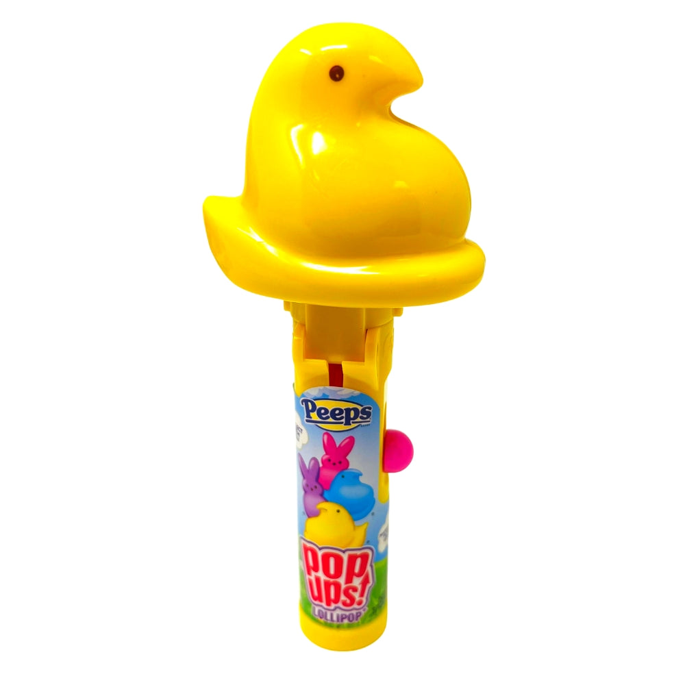 Peeps Easter Pop Up Lollipops Singles .37oz - 12 Pack yellow chick