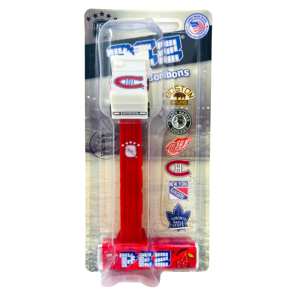 Pez NHL Zamboni Assorted Teams - 12 Pack - Montreal Canadiens - PEZ Dispensers with PEZ Candy!