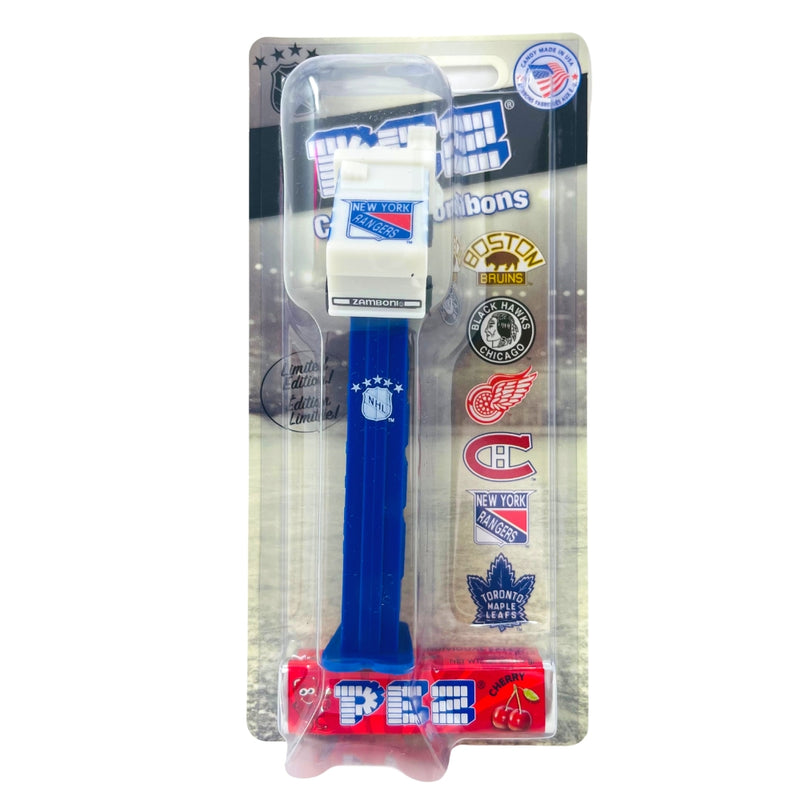 Pez NHL Zamboni Assorted Teams - 12 Pack - New York Rangers - PEZ Dispensers with PEZ Candy!