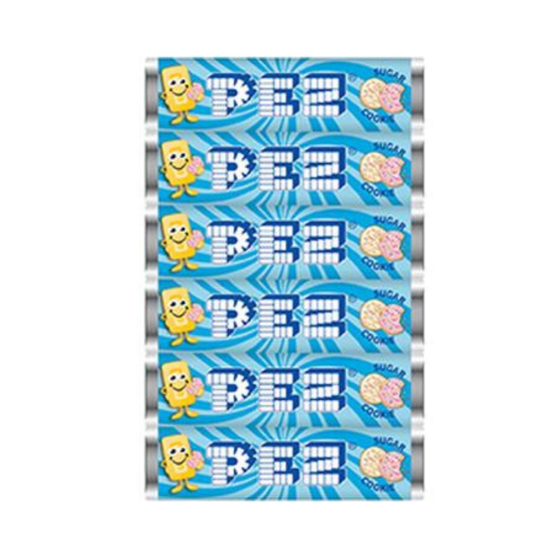 PEZ Sugar Cookie Candy Refill Rolls 6 Pieces - 12 Pack
