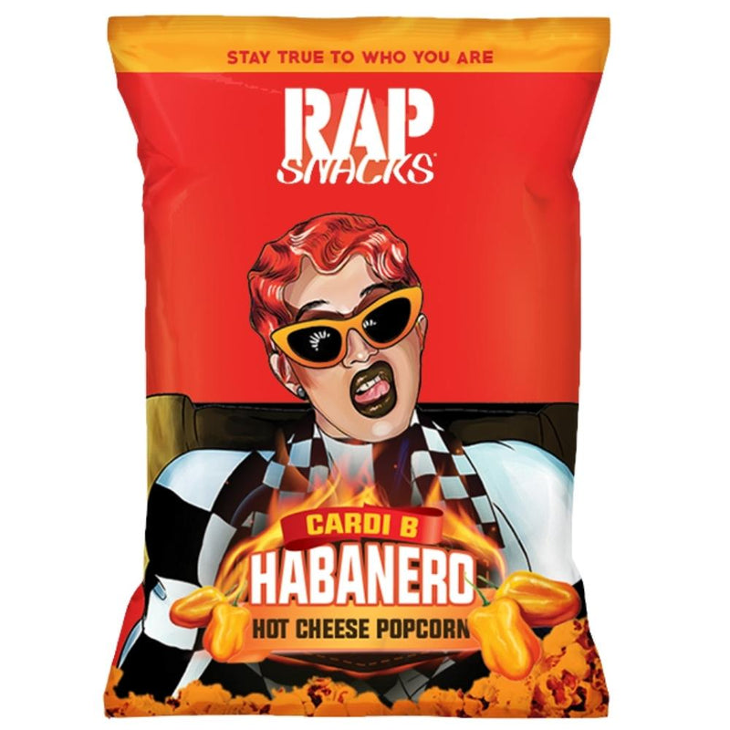 Rap Snacks Cardi B Habanero Hot Cheese Popcorn 2.5oz - 24 Pack