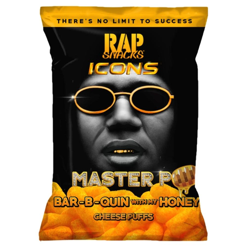 Rap Snacks Master P Honey BBQ Cheese Puffs 2.5oz - 24 Pack