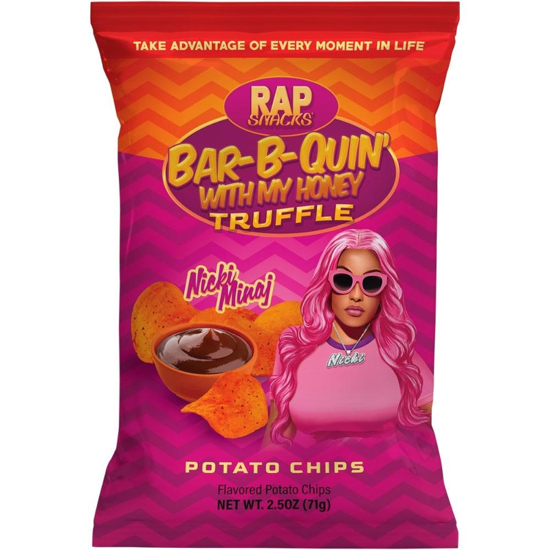 Rap Snacks Nicki Minaj BBQ Honey Truffle Chips 2.5oz - 24 Pack