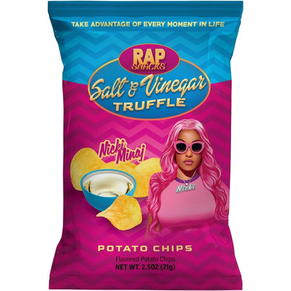 Rap Snacks Nicki Minaj Salt & Vinegar Truffle Chips 2.5oz - 24 Pack