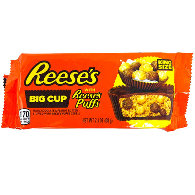 Reese's Big Cup With Reese's Puffs King Size 2.8oz - 16 Pack