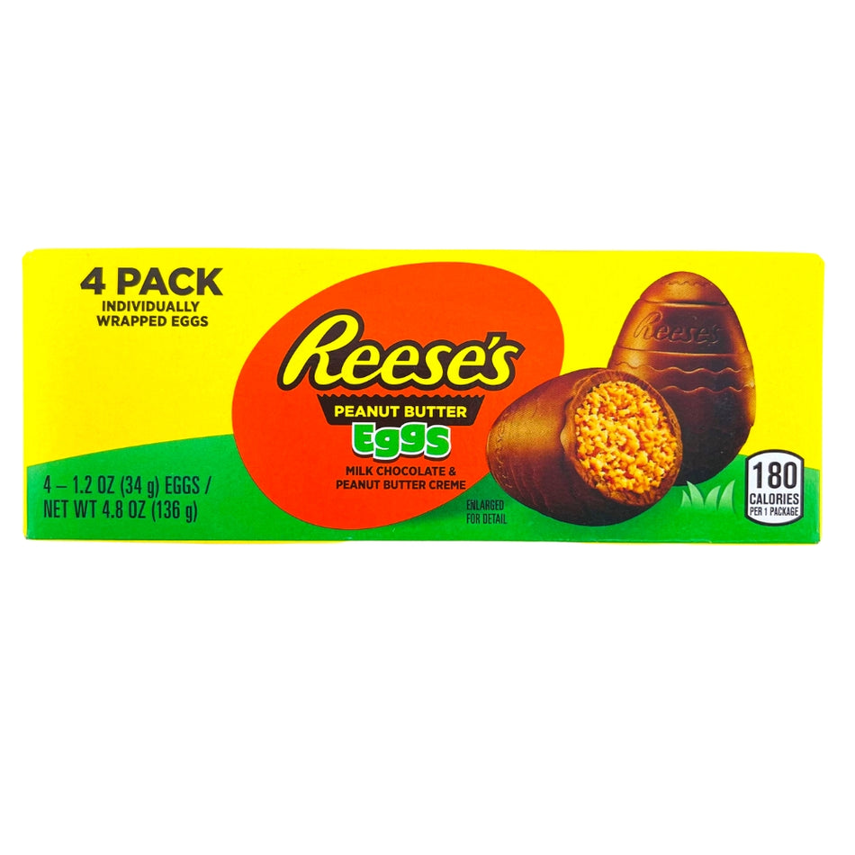 Reese's Easter Egg 4 Piece Carton 4.8oz - 24 Pack