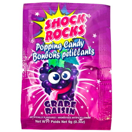 Shock Rocks Popping Candy Grape - 24 Pack