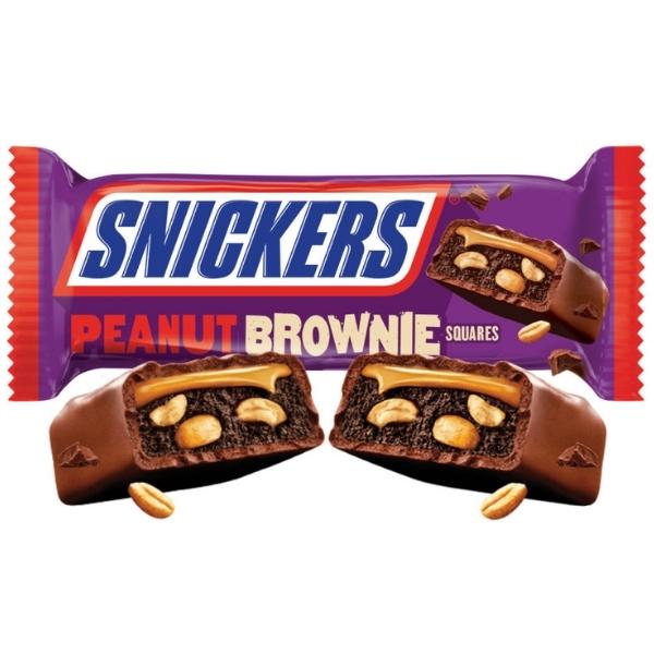 Snickers Peanut Brownie Singles 1.2oz - 24 Pack