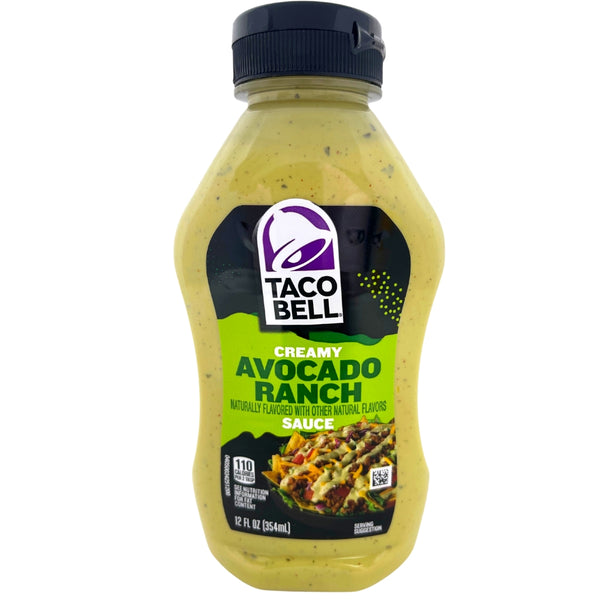 Taco Bell Creamy Avocado Ranch Sauce 12oz - 8 Pack