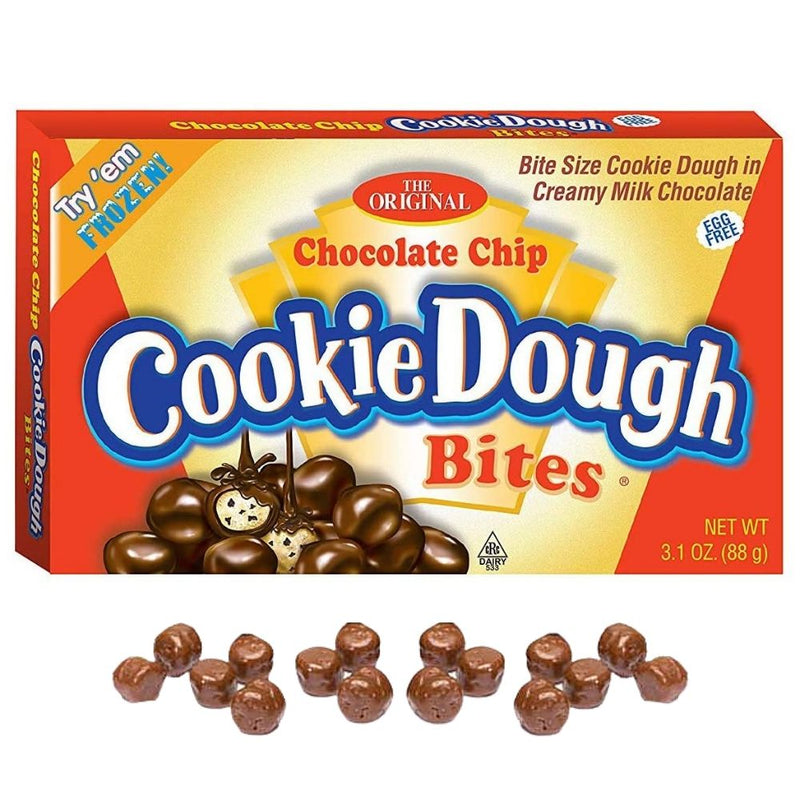 Taste of Nature Chocolate Chip Cookie Dough Bites Theater Box American Candies