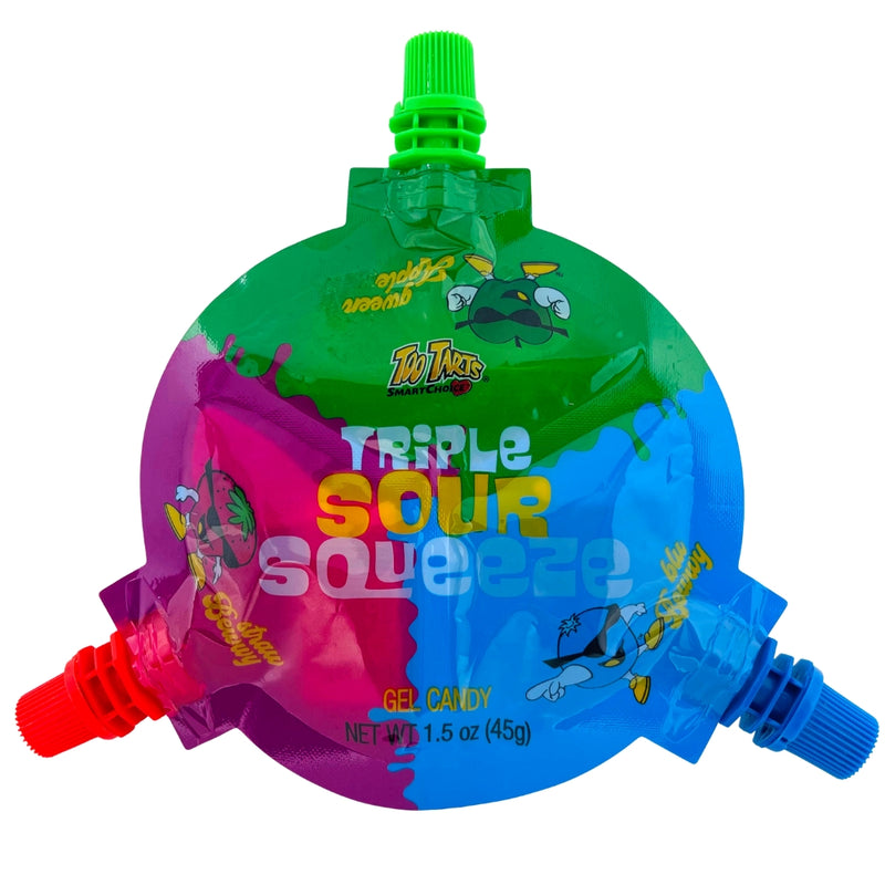 Too Tarts Sour Triple Squeeze Candy 1.5oz - 12 Pack