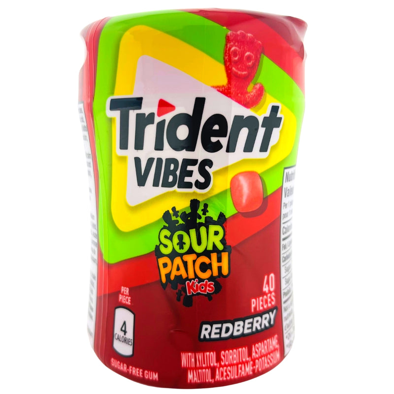 Trident Vibes Sour Peach Kids Redberry - 6 Pack