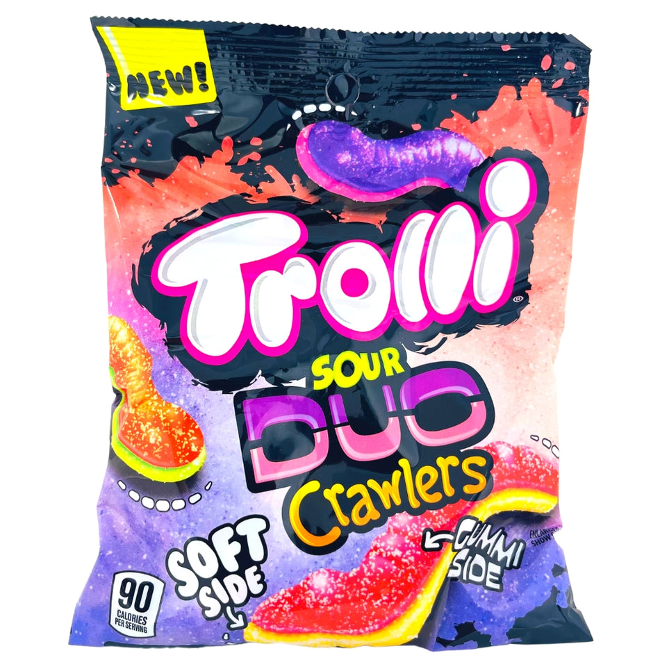 Trolli Duo Crawlers 4.25oz - 12 Pack - Gummy Worms