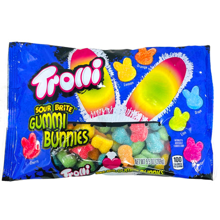 Trolli Sour Brite Easter Gummi Bunnies 9.5oz - 12 Pack