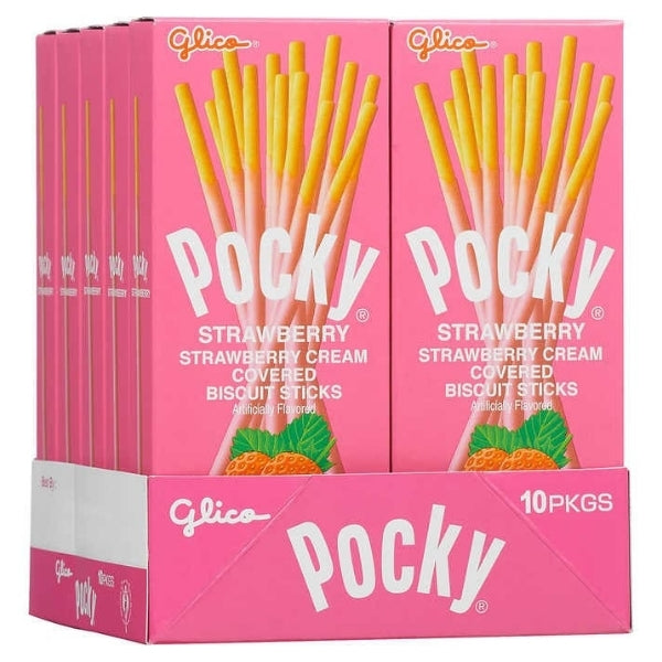 Pocky Strawberry 2.47oz - 10CT