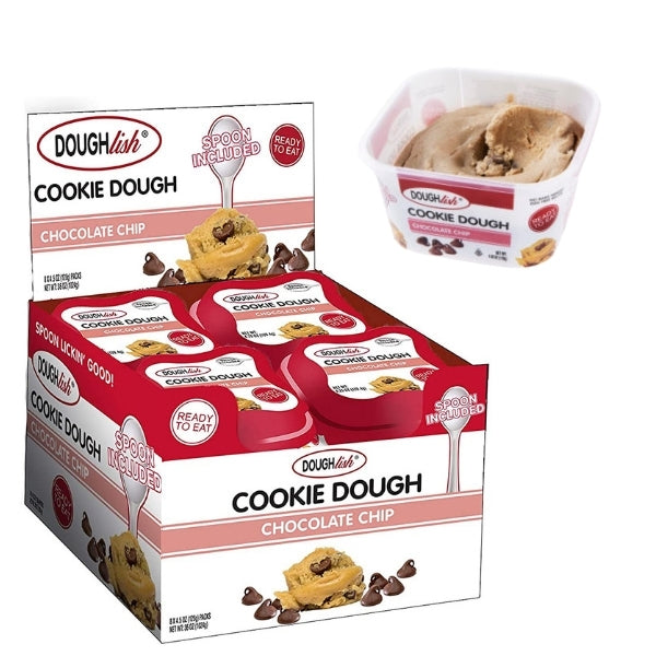 Doughlish - Chocolate Chip Cookie Dough 4.5oz - 8CT