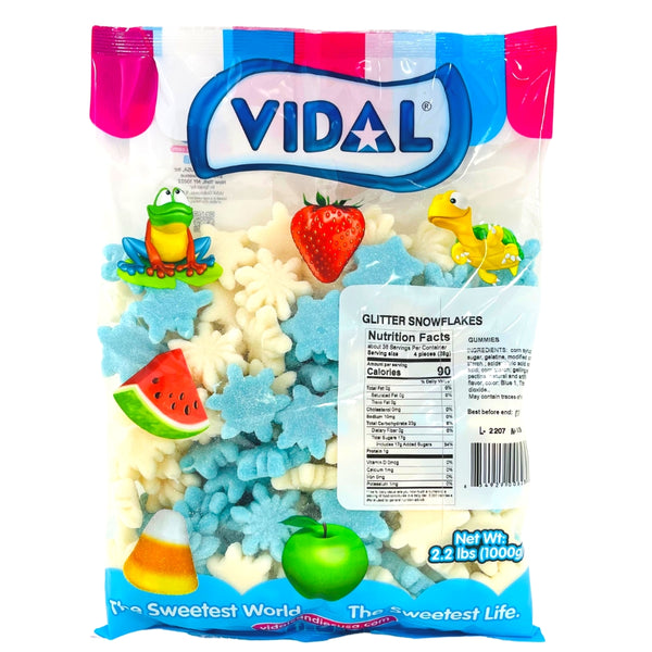 Vidal Gummi Snowflakes 2.2lbs - 1 Bag