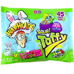 Easter Warheads Sour Mini Taffy Bars 45 Pieces - 12 Pack