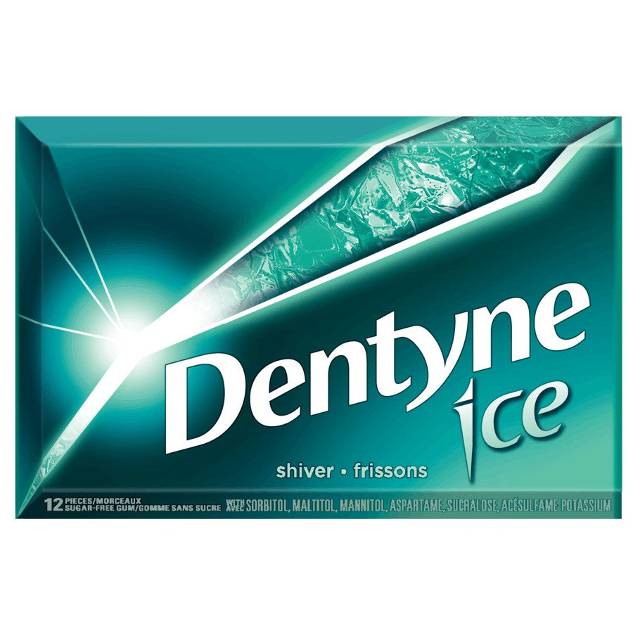 Dentyne Ice Shiver 12 Piece Gum Singles