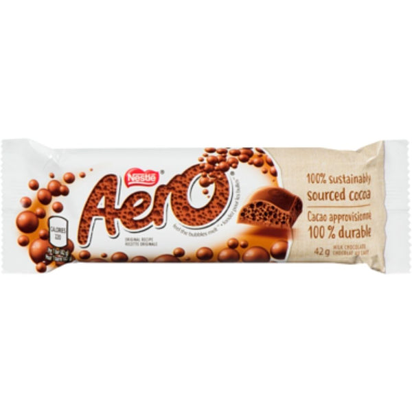 AERO Milk Chocolate Bubble Bars Canadian Chocolate Bars