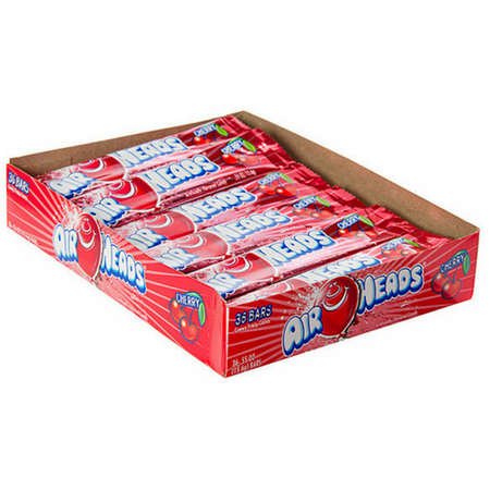AirHeads Candy - Cherry Taffy Bars-Retro Candy 